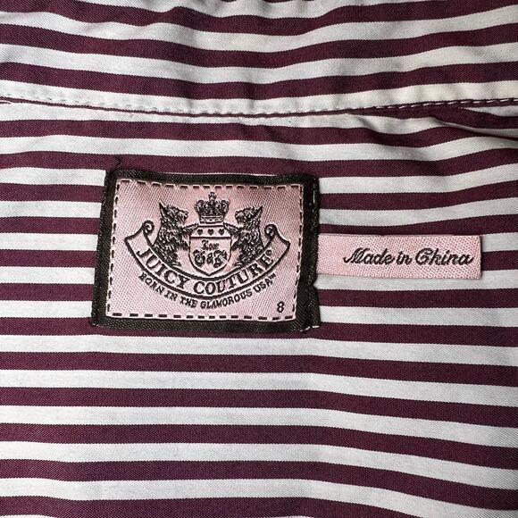 Juicy Couture Women's Striped Sleeveless Top Size 8 - Picture 3 of 5